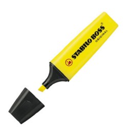 Marcador fluorescente Stabilo Boss amarillo 70/24
