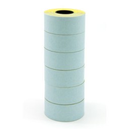 6 rollos etiqueta manual 26x16 mm. blanca Apli 100922