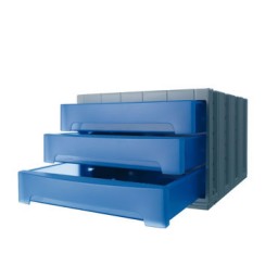 Módulo 3 cajones ArchivoTec 6000 azul Archivo 2000 6003AZTL