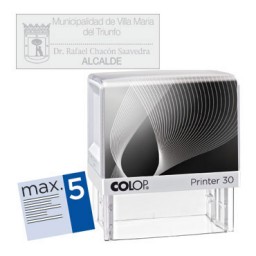 Printer 30 5 líneas personalizable. 47x18 mm. Colop PR.30