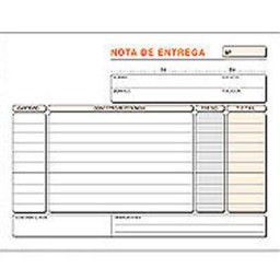 Talonario ENTREGAS 8º apaisado duplicado Dohe 50079D
