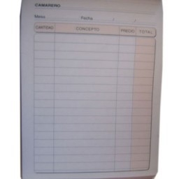 Talonario CAMAREROS 8º Dohe 50058