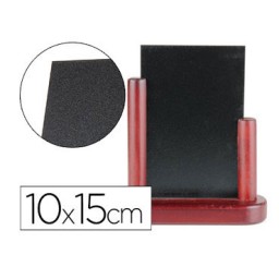 Pizarra negra doble cara 10x15 Liderpapel 54717