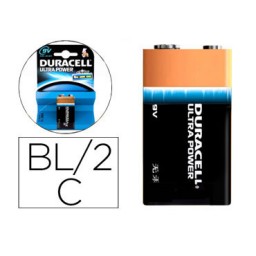Pila alcalina Duracell Ultra Power 9V 59559