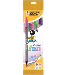 BL4 bolígrafos Cristal Fun Bic 8957921