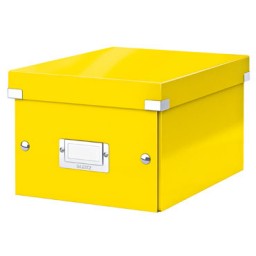 Caja Click & Store Din A-5 amarilla Leitz 60430016