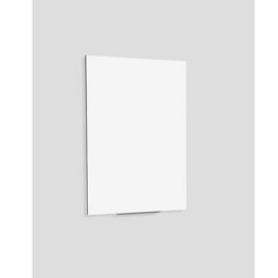 Pizarra blanca Skin White Board vitrificada 75x115 cm. Rocada RD-6620CER