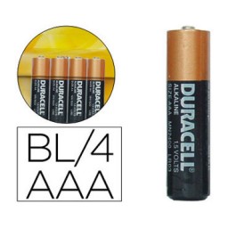 BL4 pilas alcalinas Duracell Simply LR03/AAA 21315