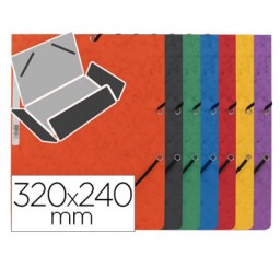 Carpeta gomas Din A-4 colores surtidos Q-Connect 31630