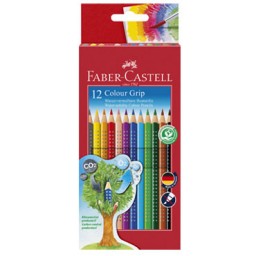 Estuche 12 lápices Grip color Faber Castell  112412