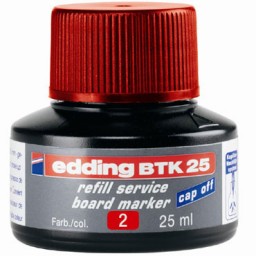 Frasco tinta BTK25 roja edding BTK25-02