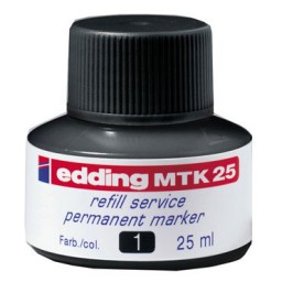 Frasco tinta MTK25 negra edding MTK25-001