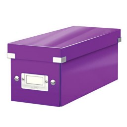 Caja Click & Store 30 CD's violeta Leitz 60410062