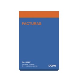 Talonario FACTURAS 4º triplicado Dohe 50065T