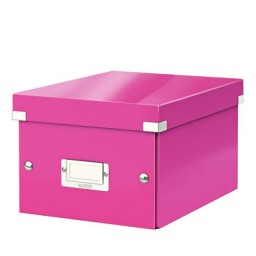 Caja Click & Store 20 DVD's fucsia Leitz 60420023