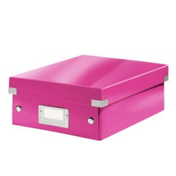 Caja Click & Store pequeña fucsia Leitz 60570023