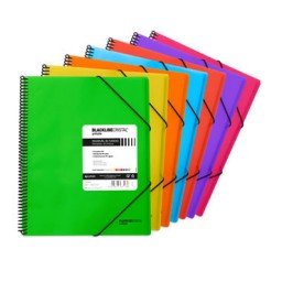 Carpeta 30 fundas Maxiplás Blackline verde Grafoplás 39833220