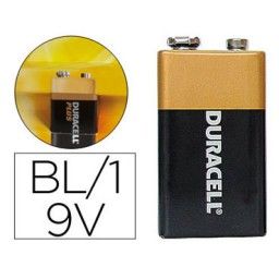 Pilas alcalina Duracell Plus Power 9V 21671